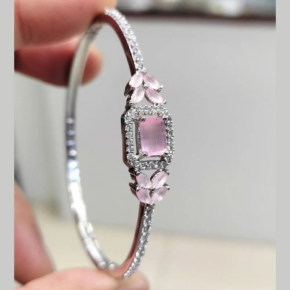Aamrapali Silver Plated AD Bangle