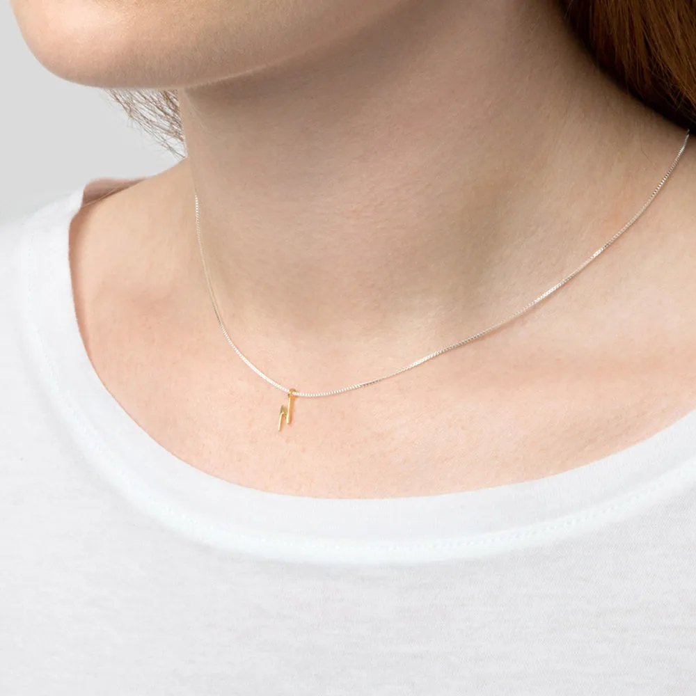 Beloved Necklace Tiny Gold Flash