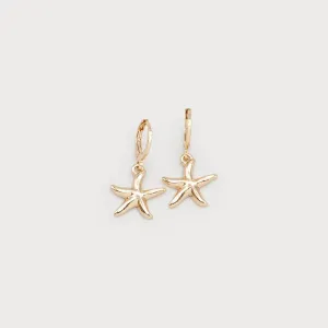 Caracol Small Pendant On Hoops- 2711