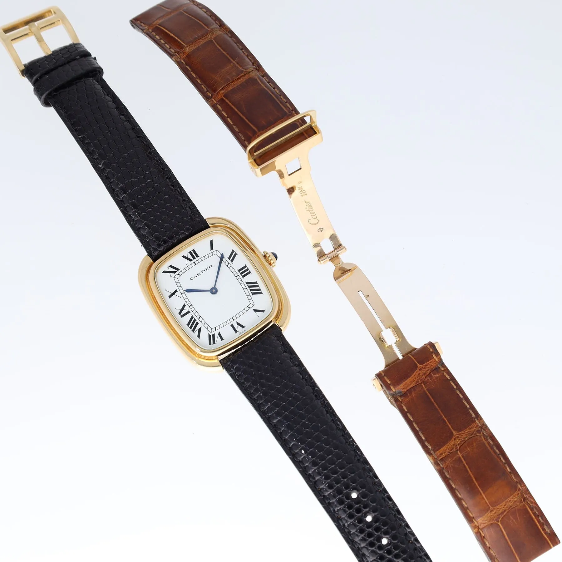 Cartier Gondole Jumbo Vertical 18K Yellow Gold Watch