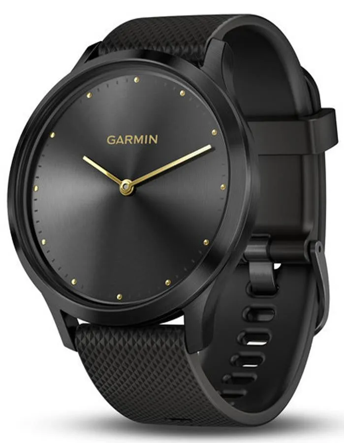 Onyx Black Garmin Vivomove HR Hybrid Smartwatch with Extra Strap and Tan Suede Strap - Enhanced Wearable Tech Accessory