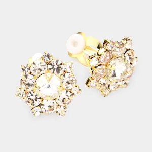 iLLASPARKZ Bubble Stone Clip on Earrings