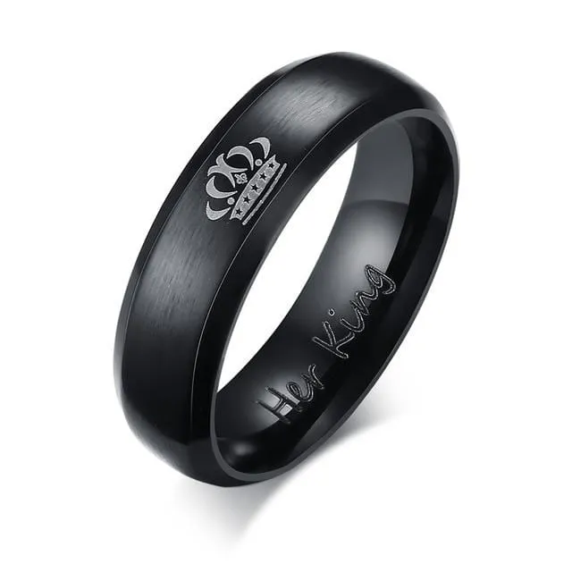 King and queen engagement rings