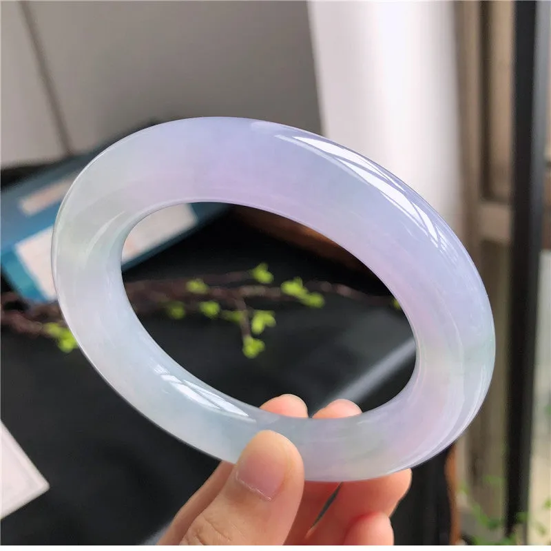 Natural Jade Bangle Jadeite Bangle Internal Diameter 59.1mm X5033018