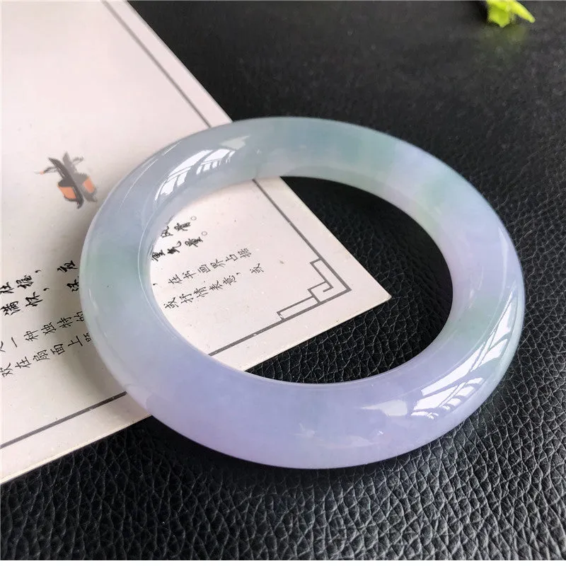 Natural Jade Bangle Jadeite Bangle Internal Diameter 59.1mm X5033018