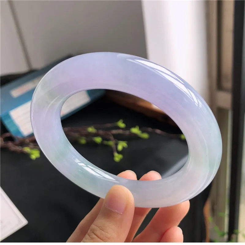 Natural Jade Bangle Jadeite Bangle Internal Diameter 59.1mm X5033018