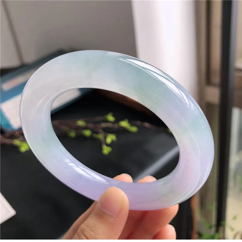 Natural Jade Bangle Jadeite Bangle Internal Diameter 59.1mm X5033018
