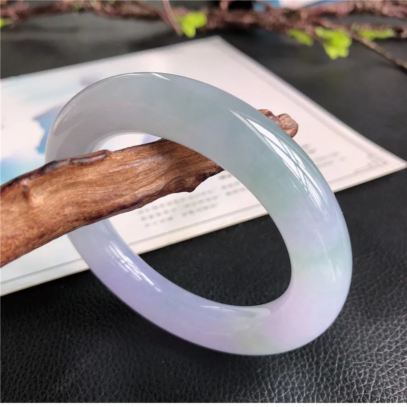 Natural Jade Bangle Jadeite Bangle Internal Diameter 59.1mm X5033018