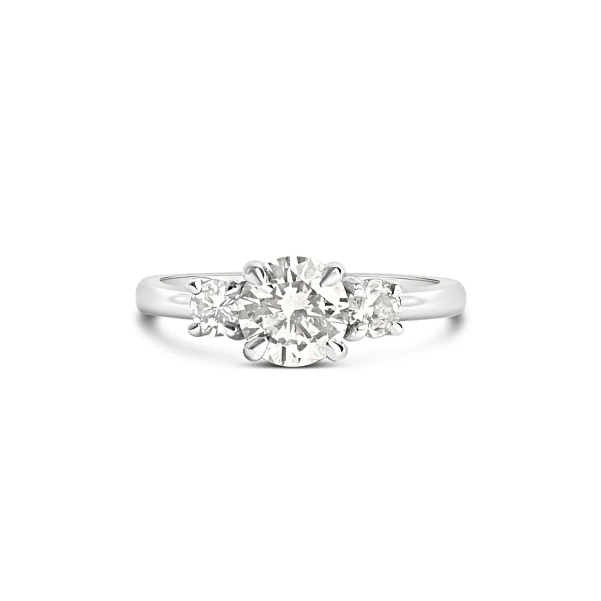 Three Stone Engagement Ring