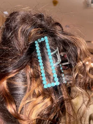 Turquoise Stone Hair Clip