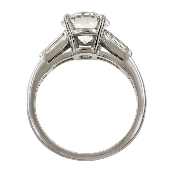 Vintage Diamond Engagement Ring, 2.02ct RBC